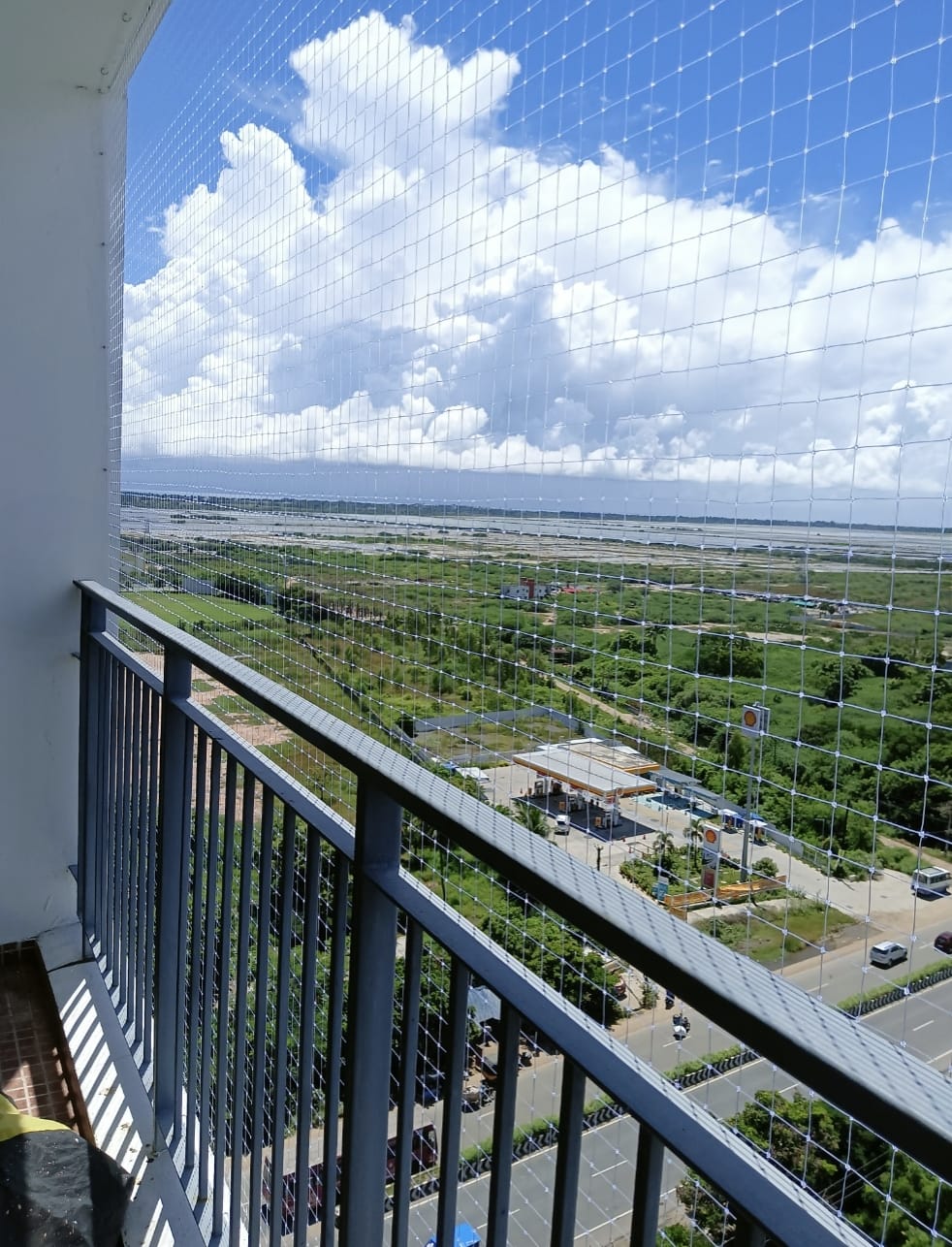 Bird Netting Installation on Luxury Chennai Balcony